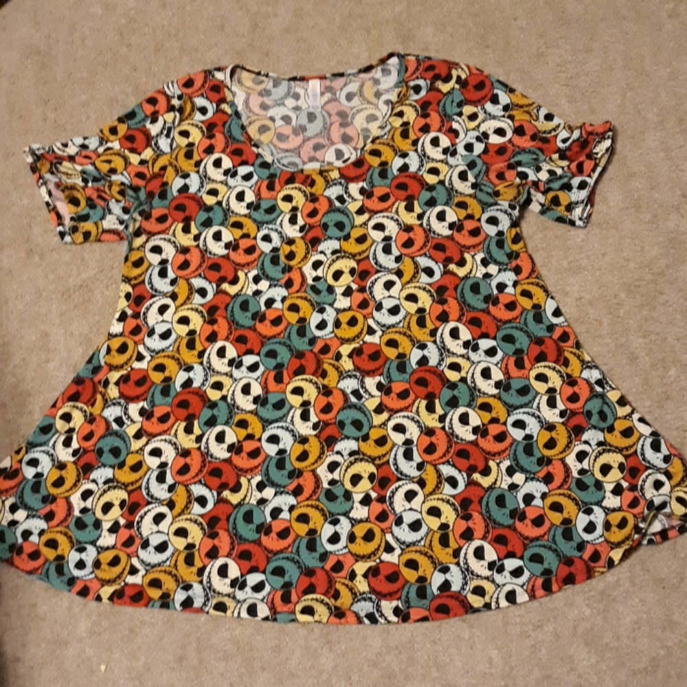 LuLaRoe Perfect T shirt- Jack Skellington